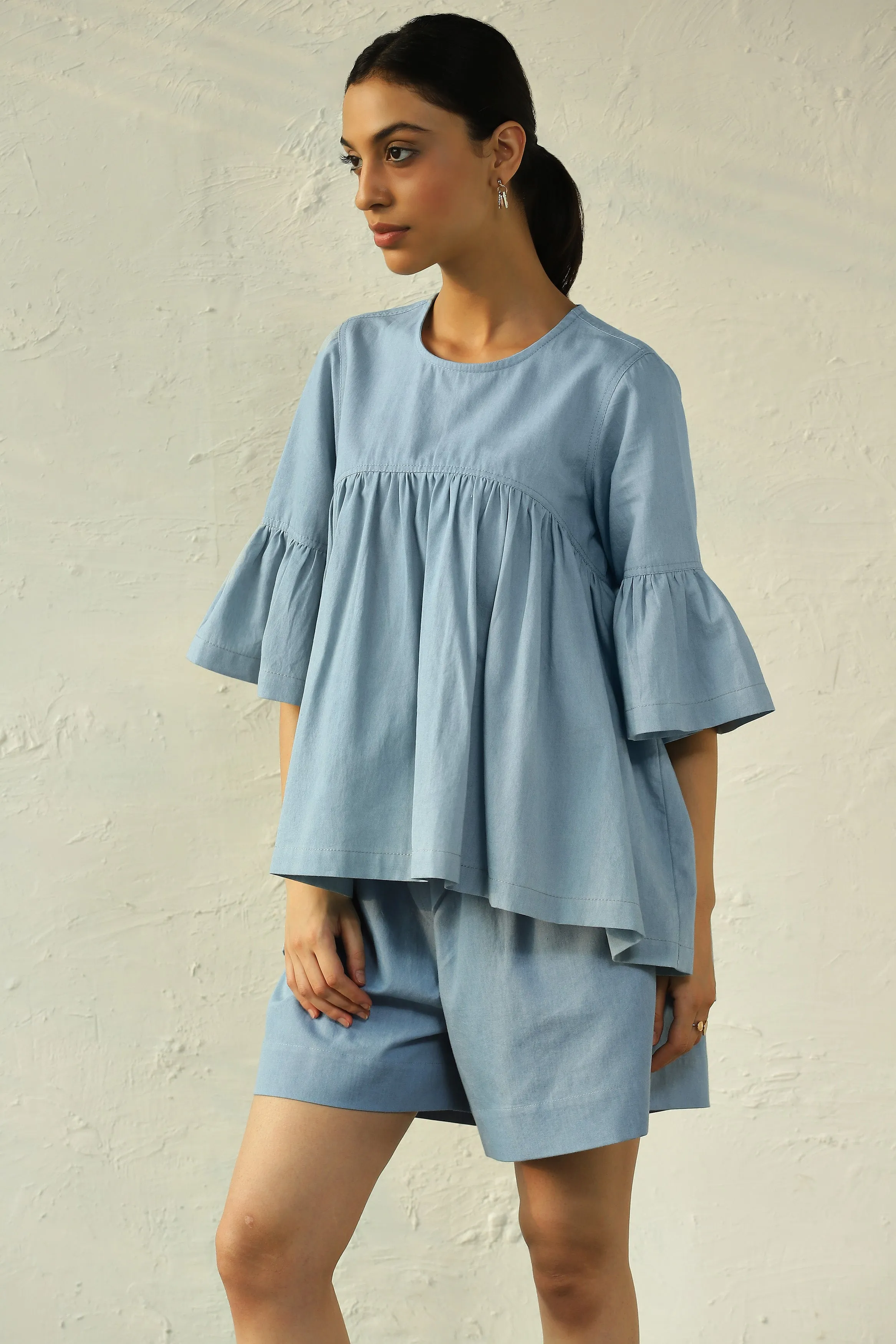 Tidal Denim Top